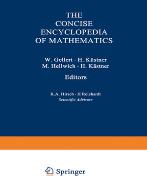 cover image of The VNR Concise Encyclopedia of Mathematics